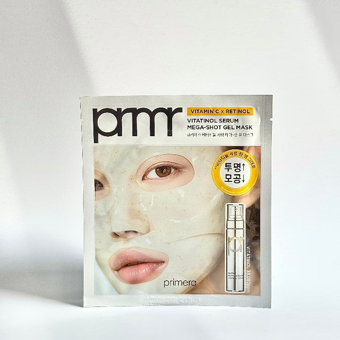 Primera Vitatinol Serum Mega Shot Gel Mask (2 Options) │ 5 Sheets / 1 Sheet