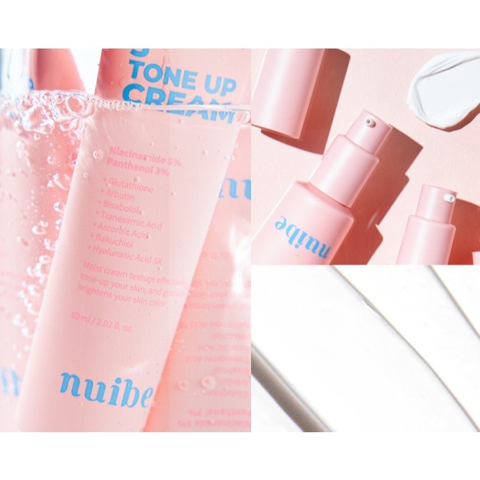NUIBE Niacinamide Tone-Up Cream 60ml / 2 colors