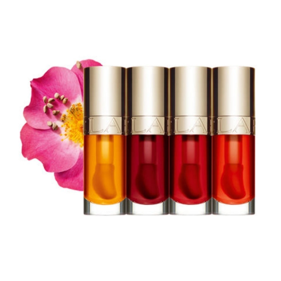 CLARINS Lip Comfort Oil, 7mL (7colors) | Soothes, Comforts, Hydrates and Protects Lips