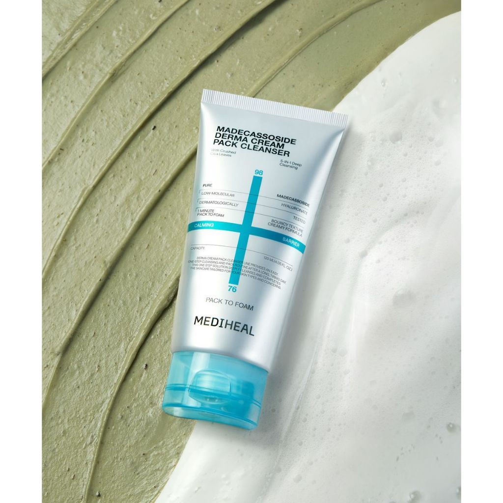 MEDIHEAL Madecassoside Derma Cream Pack Cleanser 120ml