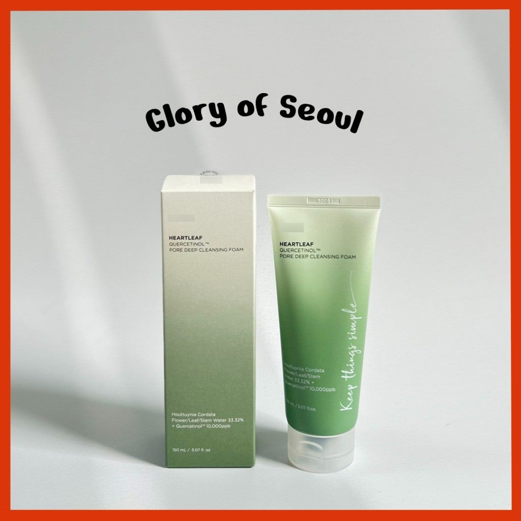 Heartleaf Quercetinol Pore Deep Cleansing Foam 150ml / 25ml