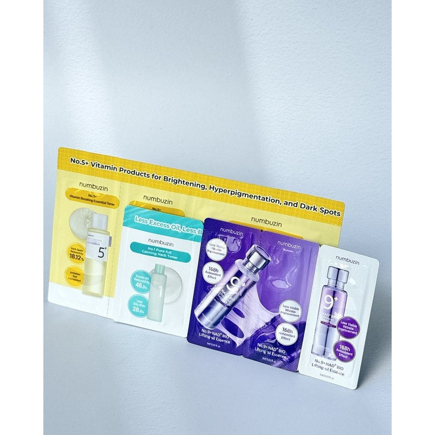 [SAMPLE] NUMBUZIN Sachet Pouch 1EA - No.1 Line / No.5 Line / No.9 Essence (3 Types)