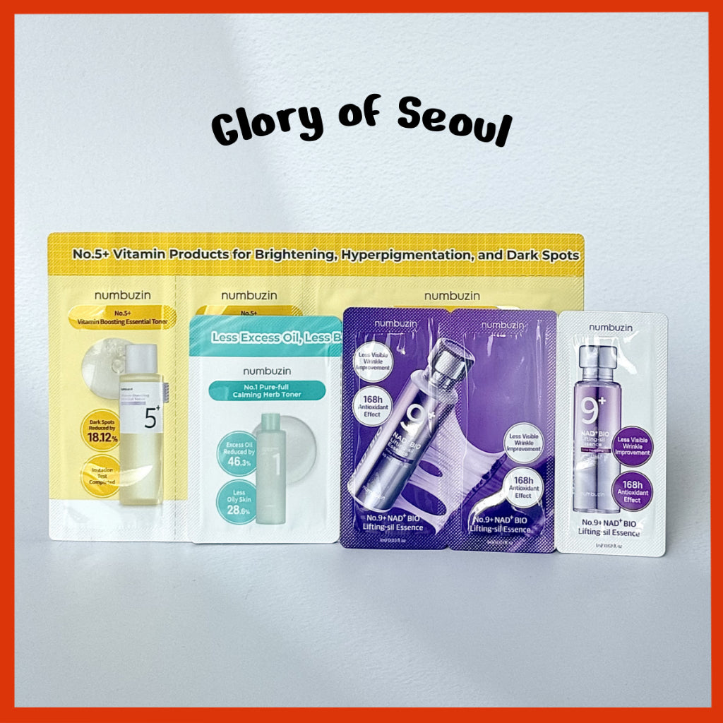 [SAMPLE] NUMBUZIN Sachet Pouch 1EA - No.1 Line / No.5 Line / No.9 Essence (3 Types)