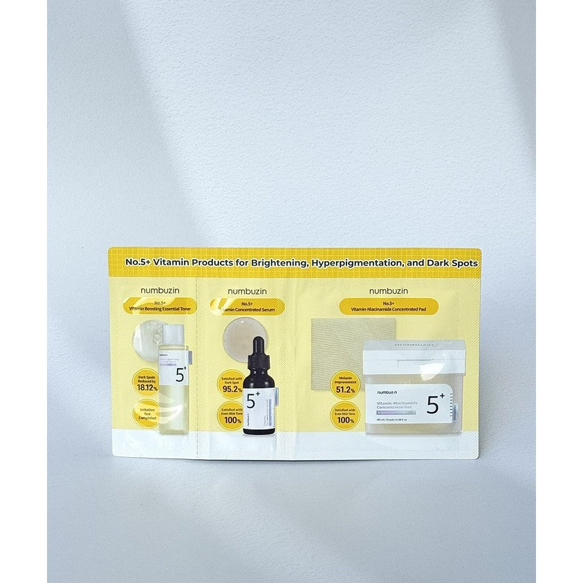 [SAMPLE] NUMBUZIN Sachet Pouch 1EA - No.1 Line / No.5 Line / No.9 Essence (3 Types)