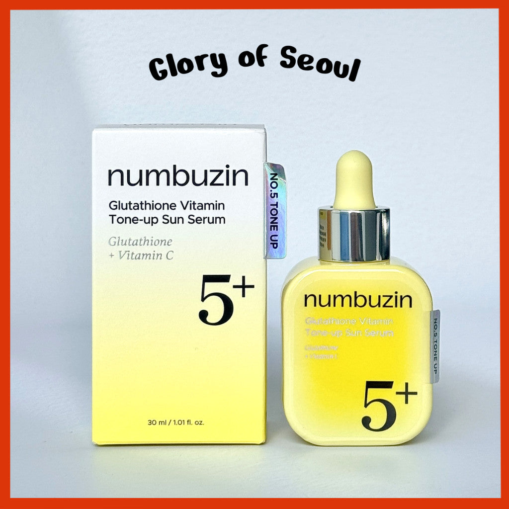 Numbuzin No.5 Glutathione Vitamin Tone-Up Sun Serum SPF50+ PA+++ 30ml