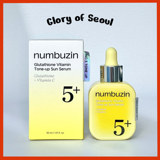[NEW] NUMBUZIN No.5 Glutathione Vitamin Tone-Up Sun Serum SPF50+PA+++ 30ml