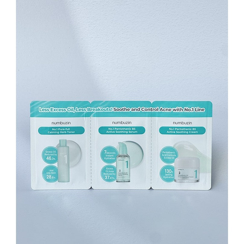 [SAMPLE] NUMBUZIN Sachet Pouch 1EA - No.1 Line / No.5 Line / No.9 Essence (3 Types)