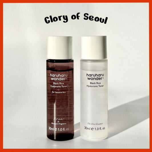 [MINI] HARUHARU WONDER Black Rice Hyaluronic Toner 30ml / 2 Options