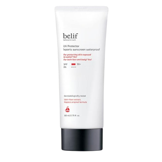 BELIF UV Protector sunscreen 3Types ( multi sunscreen+ 50ml, tone-up 50ml, leports 80ml )