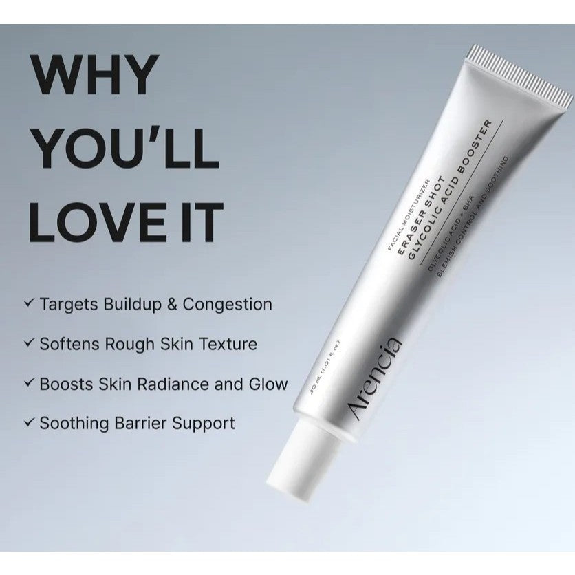 ARENCIA Eraser Shot Glycolic Acid Booster, 30ml