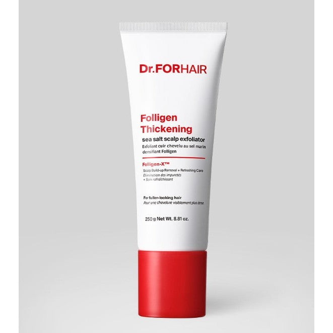 [Renewed] DR.FORHAIR Folligen Thickening Sea Salt Exfoliator 250g, Conditioning Mask 200ml