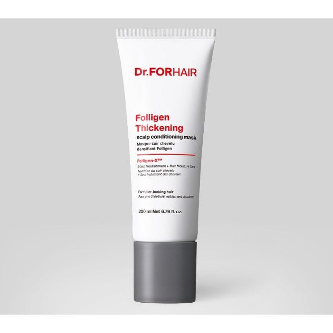 [Renewed] DR.FORHAIR Folligen Thickening Sea Salt Exfoliator 250g, Conditioning Mask 200ml