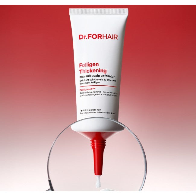 [Renewed] DR.FORHAIR Folligen Thickening Sea Salt Exfoliator 250g, Conditioning Mask 200ml