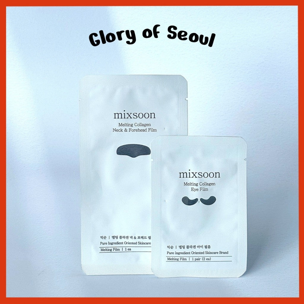 MIXSOON Melting Collagen Film (2 Options) │ Neck & Forehead (1EA) / Eye (1Pair)