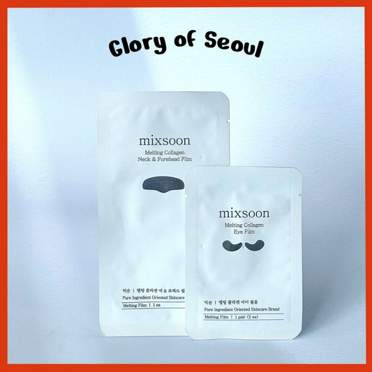 MIXSOON Melting Collagen Film (2 Options) │ Neck & Forehead (1EA) / Eye (1Pair)