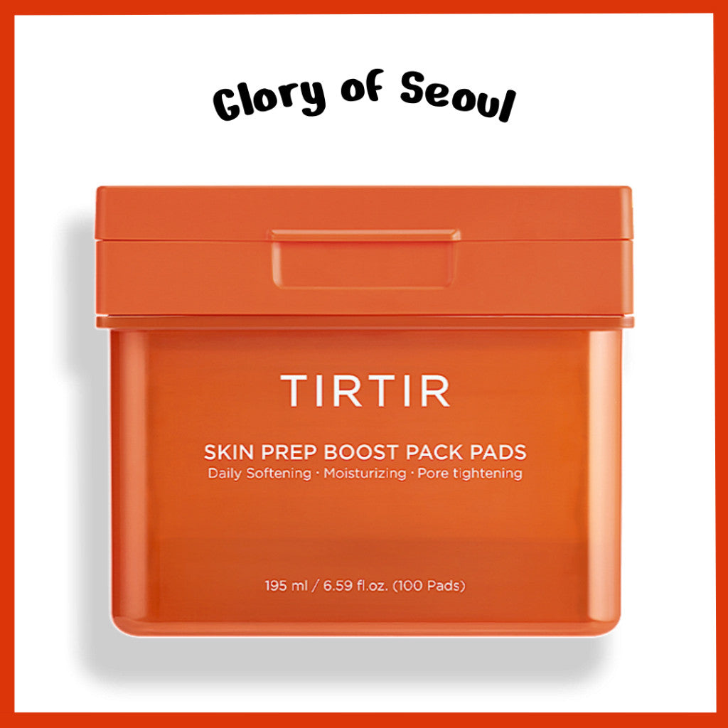 [NEW] TIRTIR Skin Prep Boost Pack Pads 100Pads, 195ml │ Daily Softening · Moisturizing · Pore Tightening