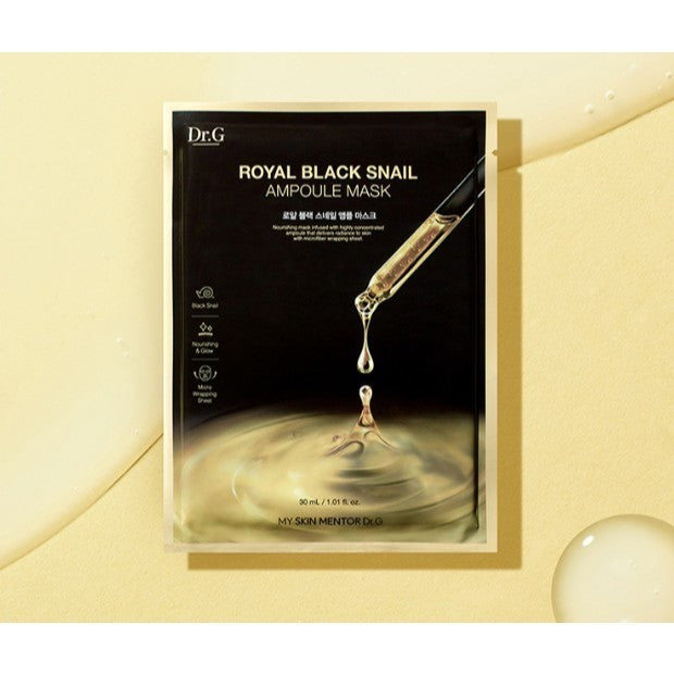 DR.G Royal Black Snail Ampoule Mask 1ea, 1box