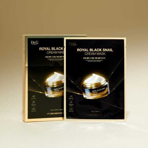 Mascarilla en crema Dr.G Royal Black Snail 1 unidad / 1 caja (2 opciones)