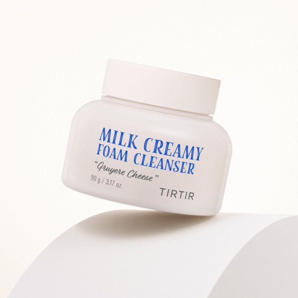 TIRTIR Milk Creamy Foam Cleanser 90g │ Gruyere Cheese Edition