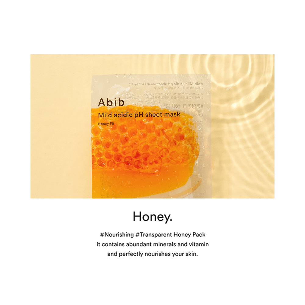 [SET] Abib Mild Acidic pH Honey Fit Sheet Mask 30ml*10 Sheets