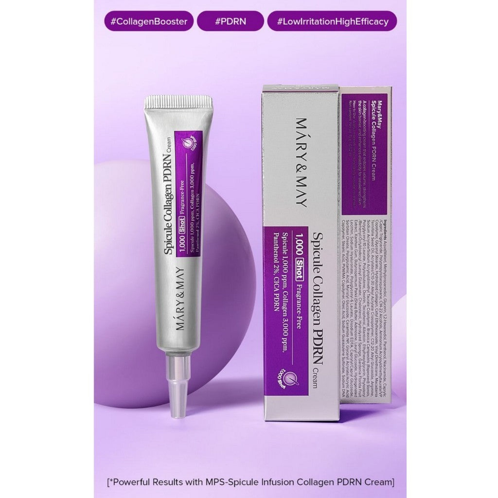 [NEW] Mary&May Spicule Collagen PDRN Cream, 15g