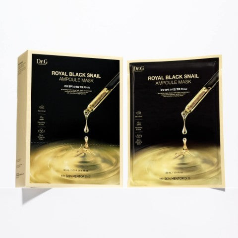 DR.G Royal Black Snail Ampoule Mask 1ea, 1box