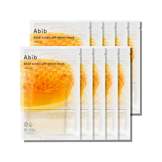 [SET] Abib Mild Acidic pH Honey Fit Sheet Mask 30ml*10 Sheets
