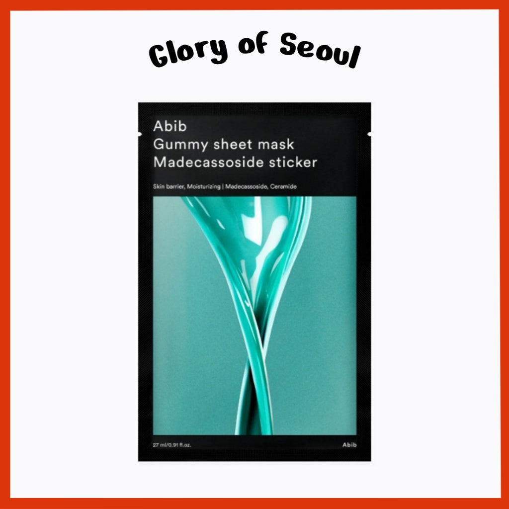 [SET] Abib Mild Acidic pH Madecassoside Sticker Sheet Mask, 27ml*10 Sheets