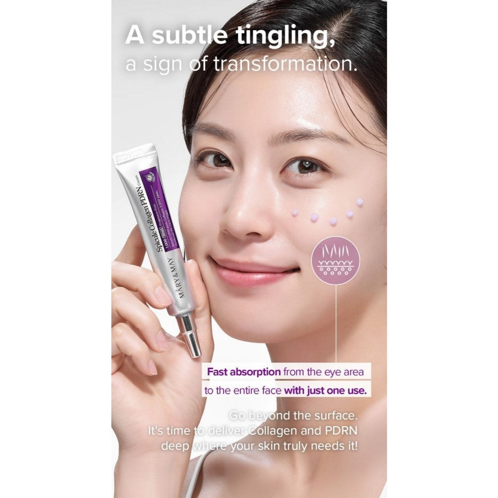 [NEW] Mary&May Spicule Collagen PDRN Cream, 15g