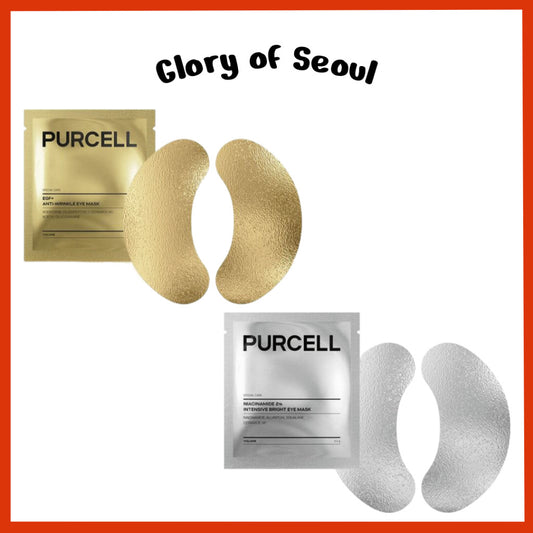 PURCELL Eye Mask (EGF+ Anti-Wrinkle  / Niacinamide 2% Intensive Bright) 1 Pair, 3g (3 Options)