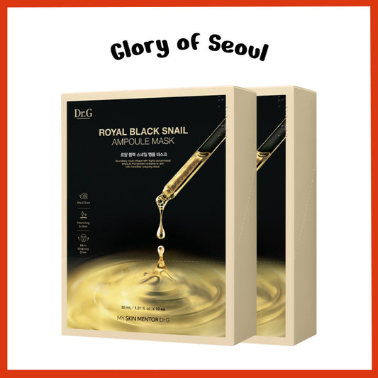 DR.G Royal Black Snail Ampoule Mask 1ea, 1box