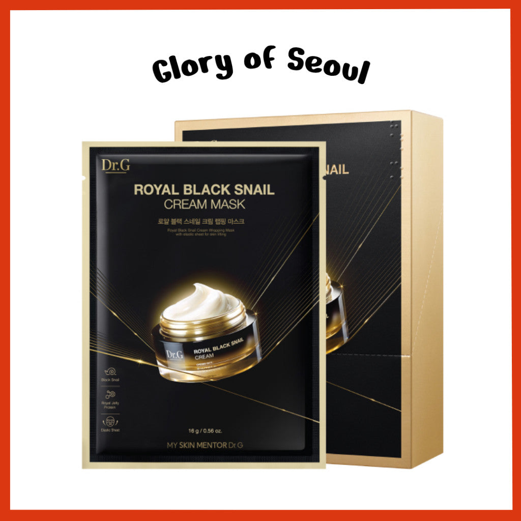 Mascarilla en crema Dr.G Royal Black Snail 1 unidad / 1 caja (2 opciones)