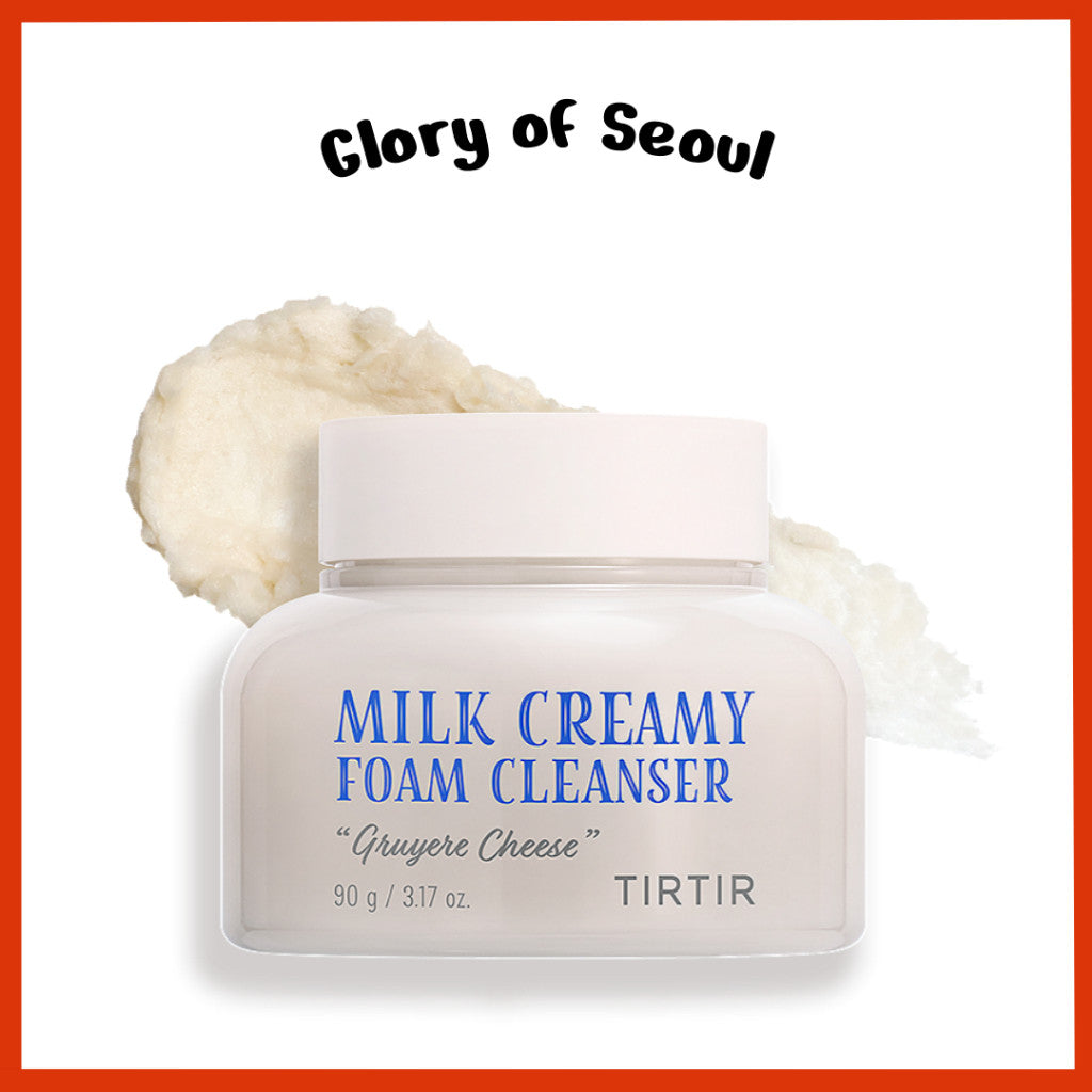 [NEW] TIRTIR Milk Creamy Foam Cleanser, 90g │ Gruyere Cheese Edition