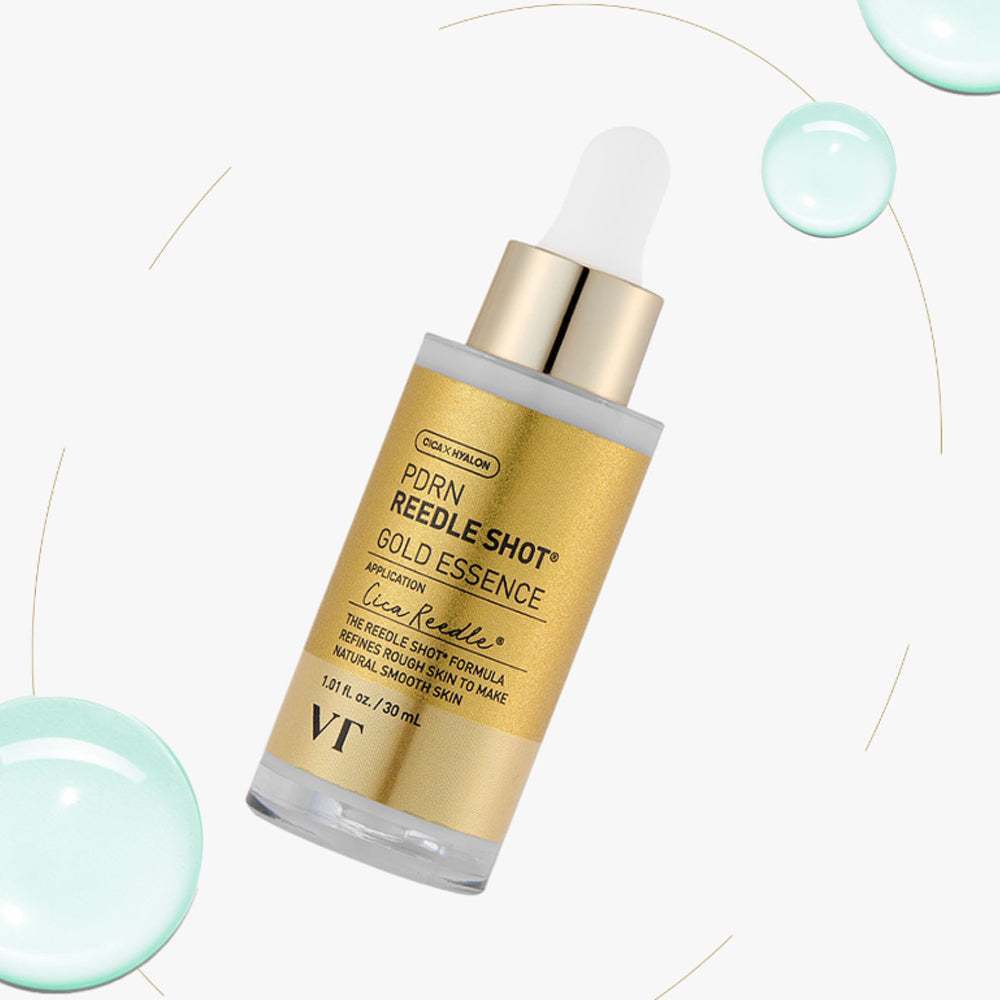 [NEW] VT COSMETICS PDRN Reedle Shot Gold Essence 30ml
