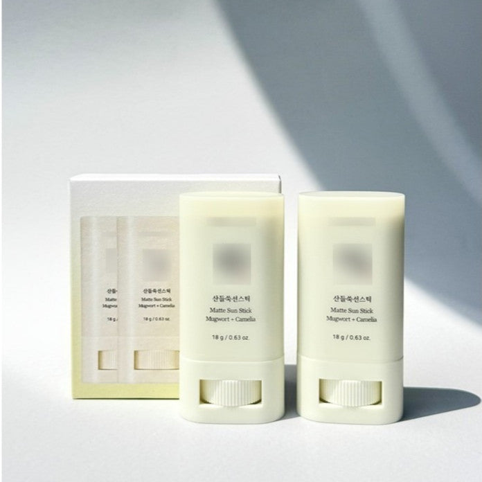 Matte Sun Stick : Mugwort+Camelia 18g / 2 Options