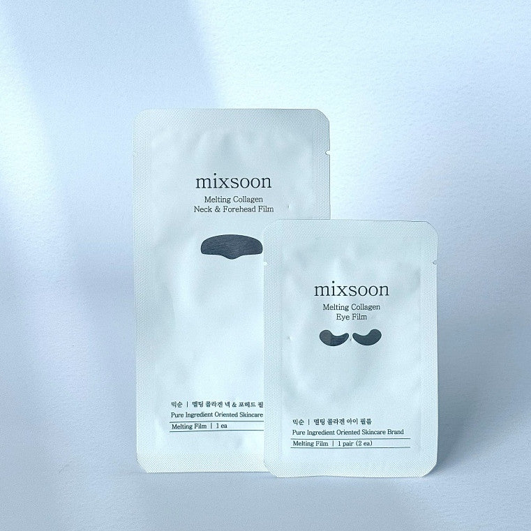 MIXSOON Melting Collagen Film (2 Options) │ Neck & Forehead (1EA) / Eye (1Pair)