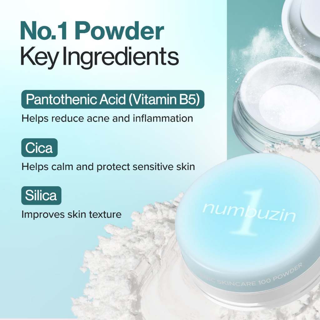 Numbuzin No.1 Pantothenic Skincare 100 Powder 2.5g, 7g