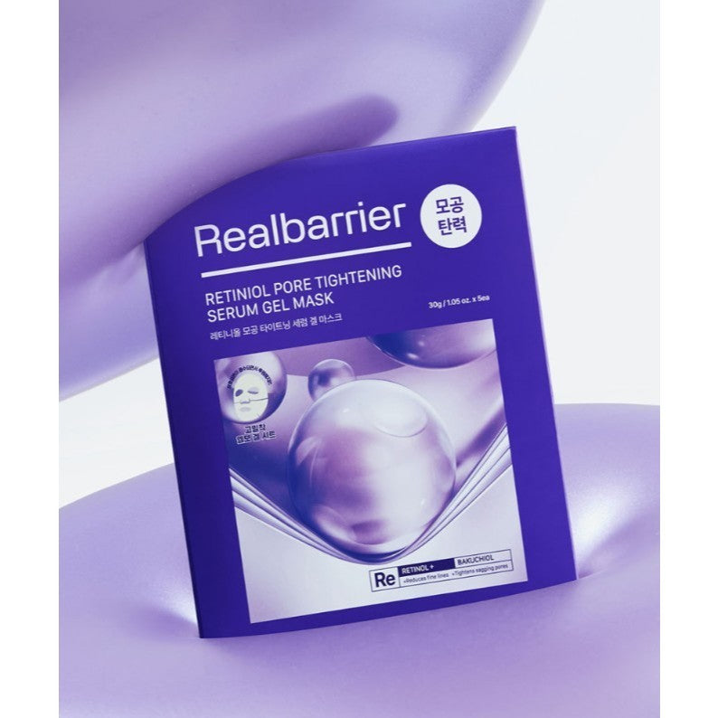 REAL BARRIER Retinol Pore Tightening Serum Gel Mask 2 opciones