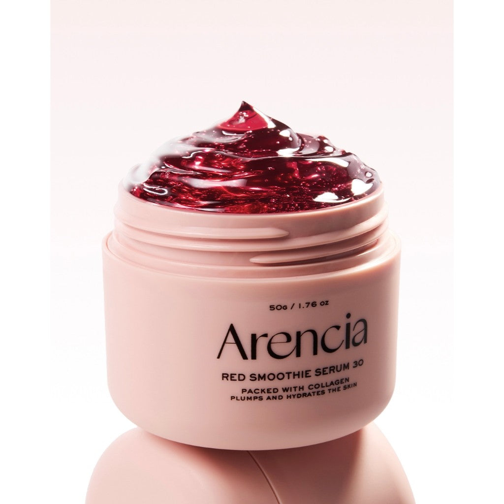 ARENCIA Red Smoothie Serum 30, 50g │Smoothing and Refining ― Collagen + Niacinamide & Peptide