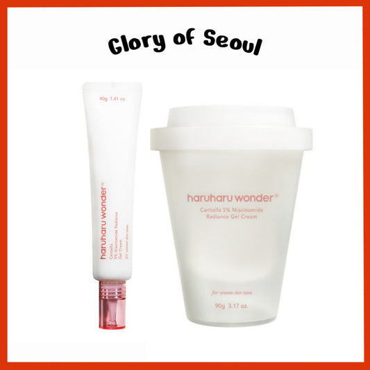 HARUHARU WONDER Centella 5% Niacinamide Radiance Gel Cream 40g, 90g