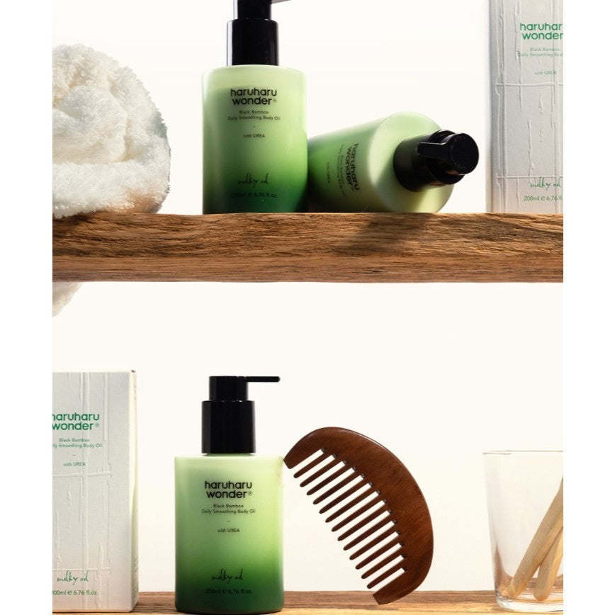 HARUHARU WONDER Black Bamboo Daily Smoothing Body Oil 200ml
