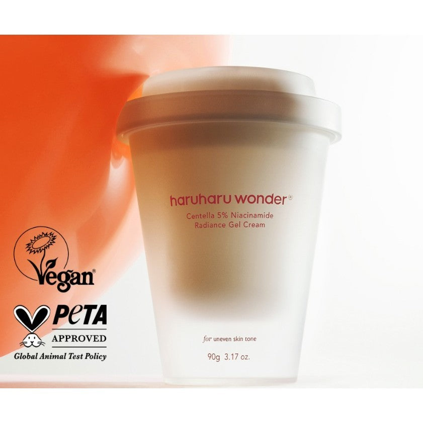 HARUHARU WONDER Centella 5% Niacinamide Radiance Gel Cream 40g, 90g