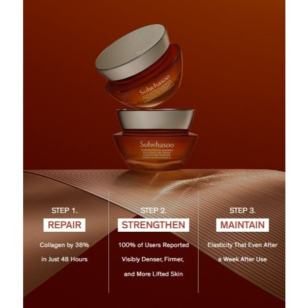 Sulwhasoo Concentrated Ginseng Rejuvemating Cream 30ml (2 Options) │ Original / Rich