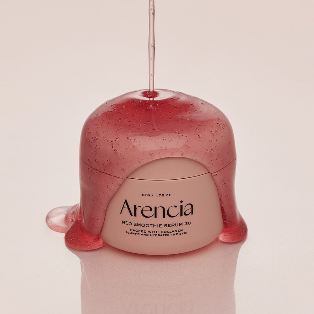ARENCIA Red Smoothie Serum 30, 50g │Smoothing and Refining ― Collagen + Niacinamide & Peptide