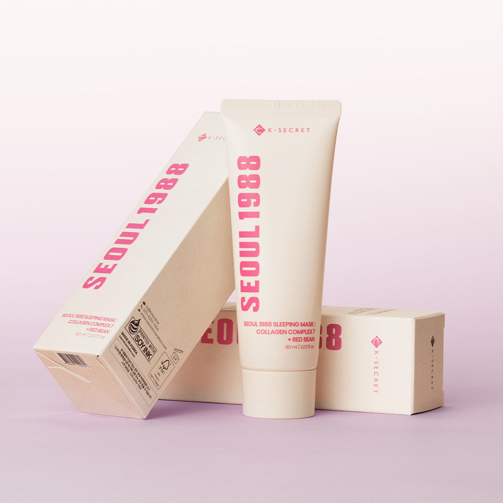 [NEW] K-SECRET SEOUL 1988 Sleeping Mask : Collagen Complex 7 + Red Bean, 60ml