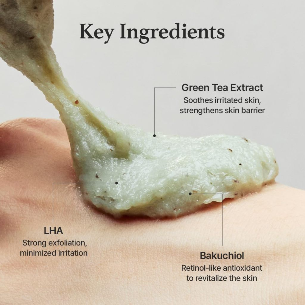 Limpiador facial ARENCIA Green Tea+LHA Deep Pore Rice Cake 150g