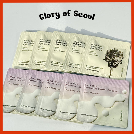 [SAMPLE] HARUHARU WONDER Black Rice Eye Cream, Barrier Essence 5pcs