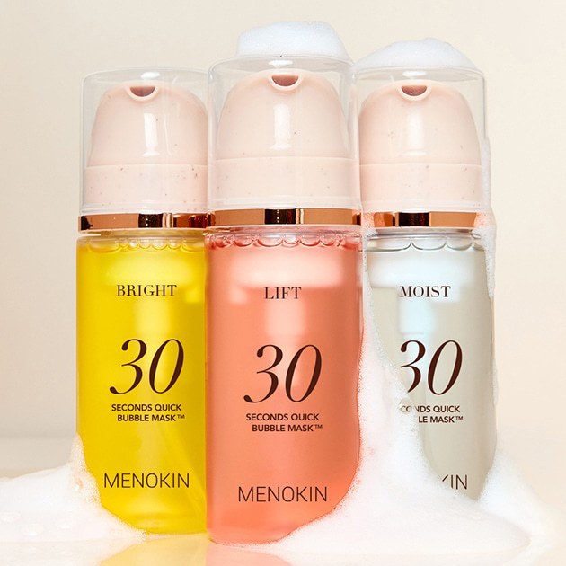 MENOKIN Seconds Quick Bubble Mask 95ml / 5 Options