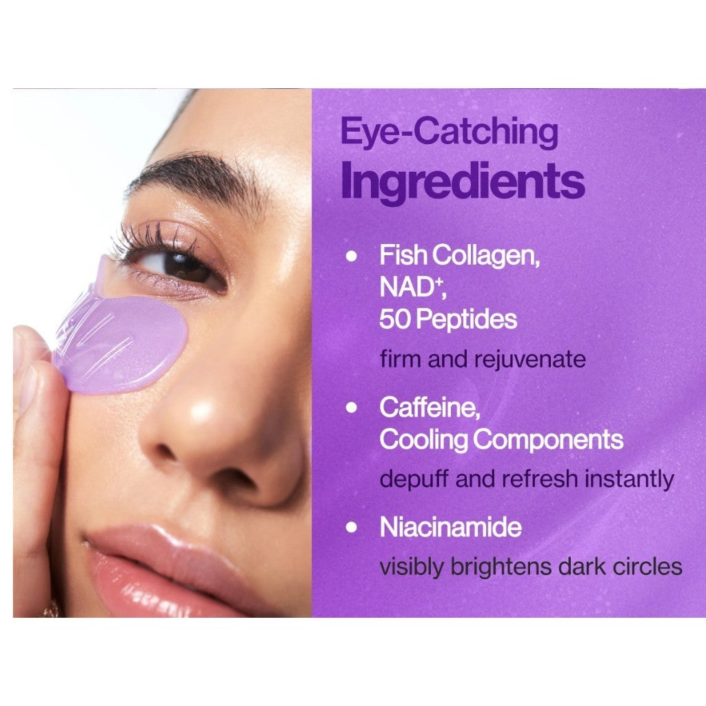 [NEW] NUMBUZIN No.9 NAD+ Collagen Under Eye Patches 1Pair (1EA) │ NMN + Collagen + 50 Peptides
