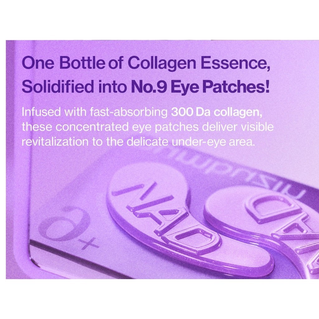 [NEW] NUMBUZIN No.9 NAD+ Collagen Under Eye Patches 1Pair (1EA) │ NMN + Collagen + 50 Peptides